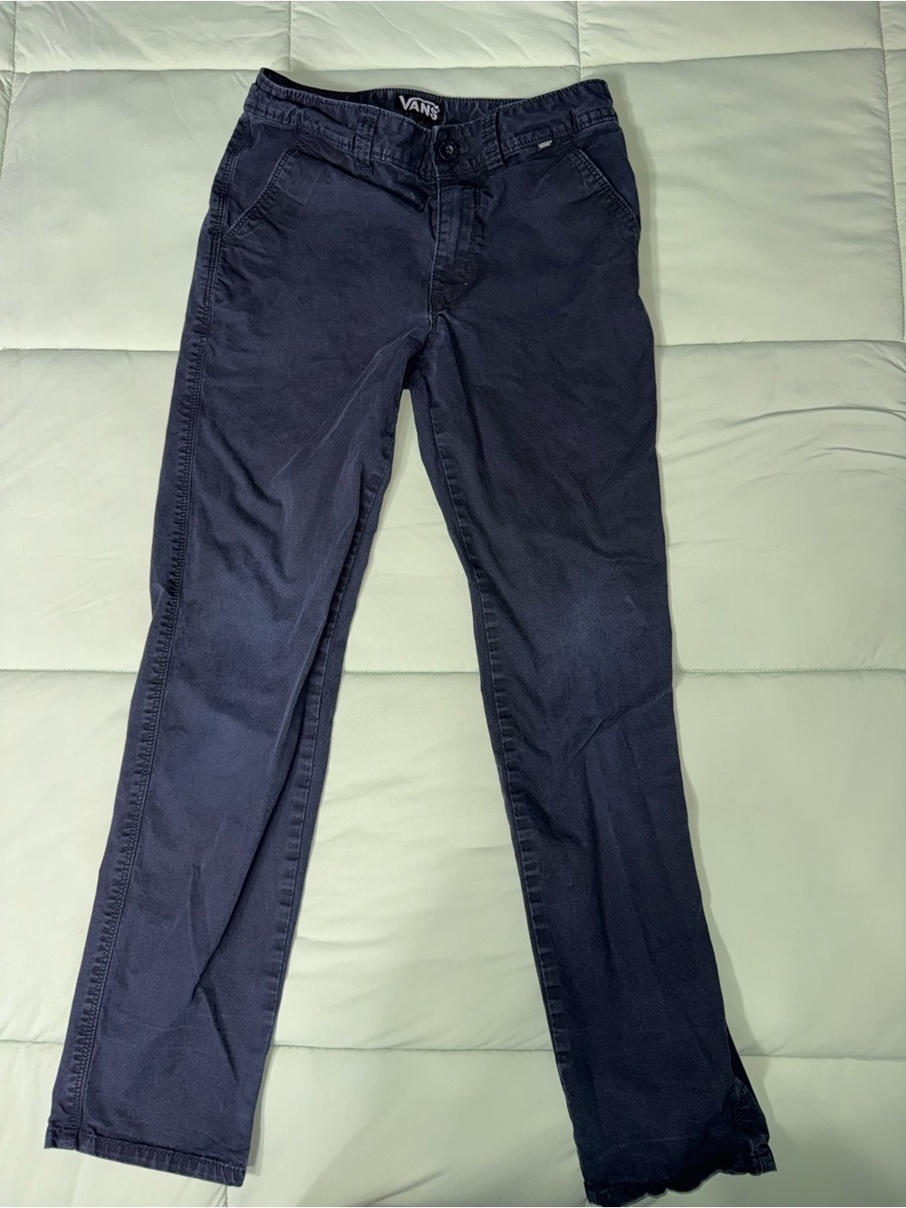 Vans kids Dark Navy Straight-Leg Jeans